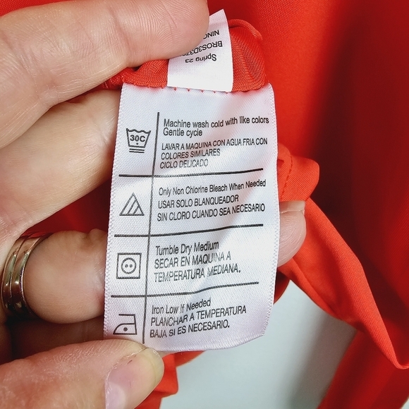 The American Outdoorsman Orange Long Sleeve Fishing Shirt UPF 50 Protection NWT - Picture 11 of 11